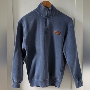 Oura Men's Navy Zip-Up Sweater